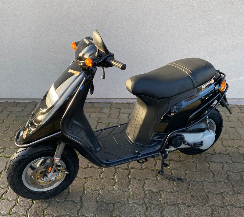 Mofa der Fahrschule Maier